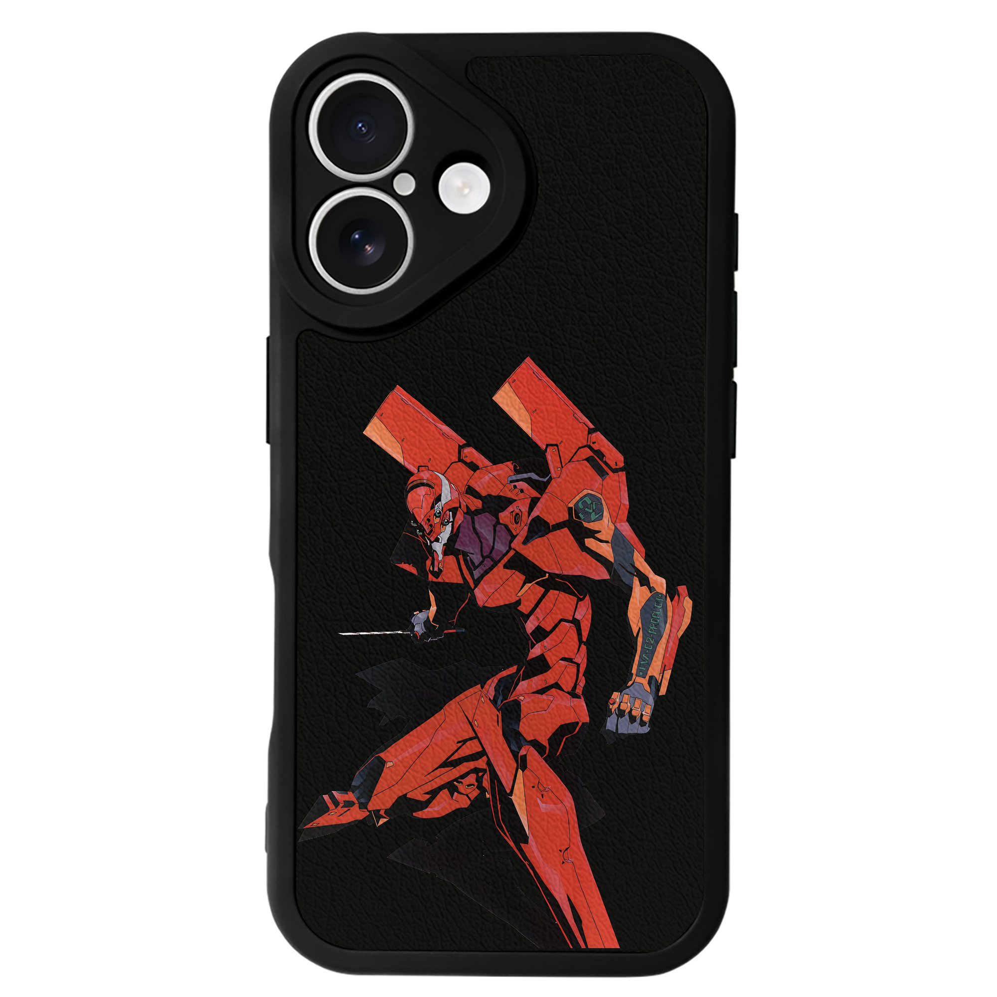 （画像用） EVA 新世紀エヴァンゲリオン 【iPhone 16シリーズ対応】シリコンスマホケース（レザー調） 材質：シリコン